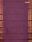 Chettinad cotton saree maroon shade and pink with thread woven buttas and zari woven border