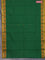 Chettinad cotton saree green and yellow with thread woven buttas and thread & zari woven border