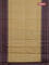 Chappa saree pale yellow and deep wine shade with allover small zari checked pattern and temple design zari woven border