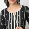 Below Knee Three-Fourth Sleeve Straight Fit Embroidered Kurta