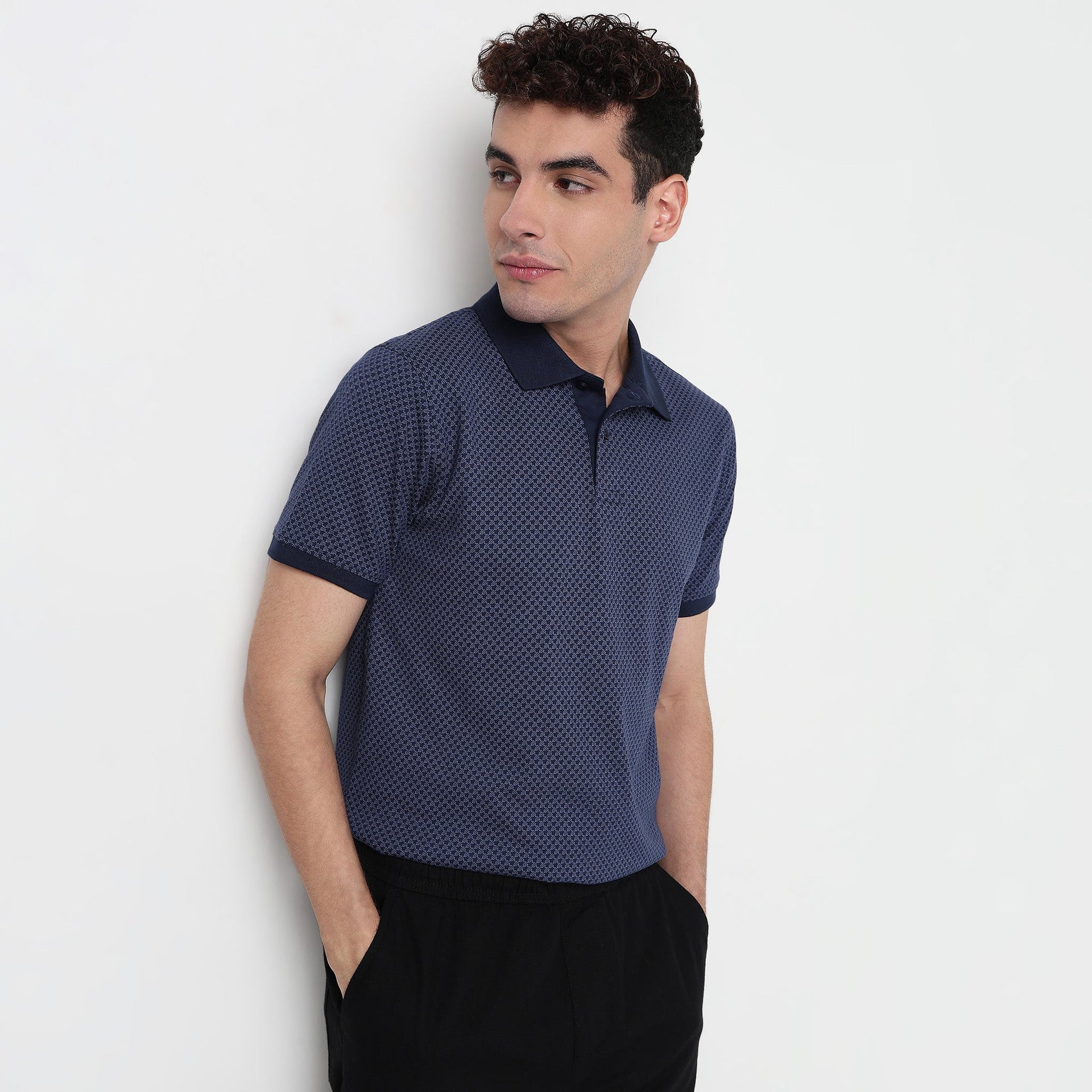 All Over Print Impression Polo T-Shirt