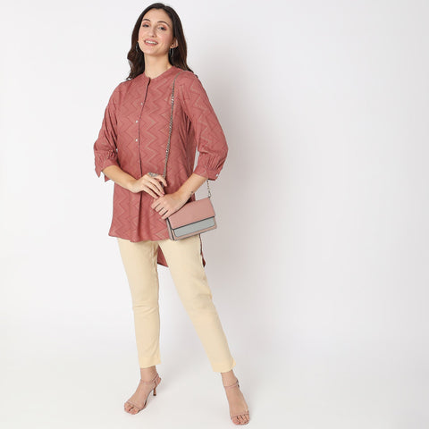 Regular Fit Printed Top