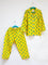 Flamingo Dance Block Printed Cotton Top & Pyjama Set