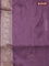 Banarasi uppada silk saree pastel lavender with allover zari woven brocade weaves and zari woven border