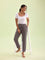 Medium Grey Crepe Tapered Trouser