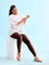 Dark Wine Drop Needle Fabric Rib Leggings