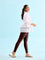 Dark Wine Drop Needle Fabric Rib Leggings
