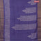 Bhagalpuri saree blue with butta prints and zari woven border