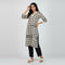V-Neck Printed Kurta