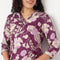 V-Neck Printed Long Kurta