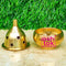 Brass Piyali Akhand Deep, Handcrafted Decorative Puja Diya (Pack of 2 Pcs)