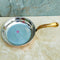 Copper Fry Pan, Hammered Copper Steel Fry pan with Brass Handle