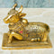 Brass Antic Shiva Nandi Idol For Puja, Antic Nandi Statue, Decorative Piece At Home for Puja