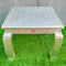 Silver Coated Wooden Chowki Stool, Puja Chowki For Rent