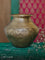 Vintage Brass Carving Pot