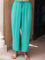 Turquoise Modal Palazzo Pants