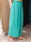 Turquoise Modal Palazzo Pants