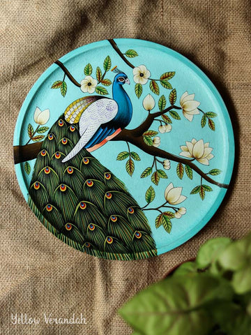 Pichwai Handpainted Wall Plate - 9"