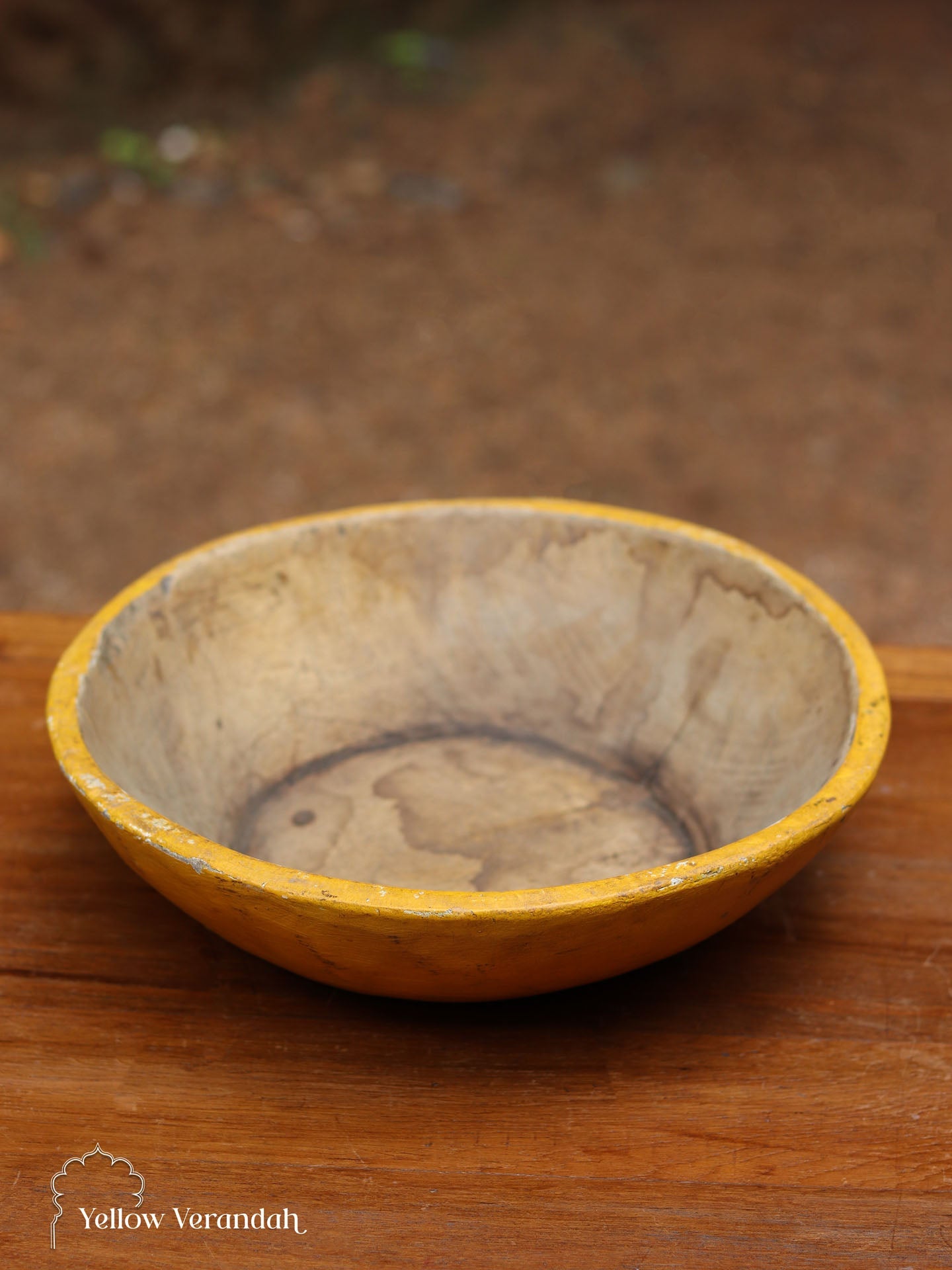 Antique Wooden Bowl