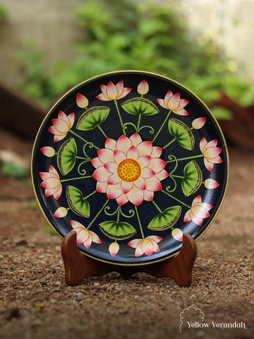 Pichwai Handpainted Wall Plate - 10"