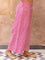 Blush Pink Hand Block Printed Palazzo Pants