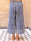 Blue Bliss Stripes Modal Palazzo Pants