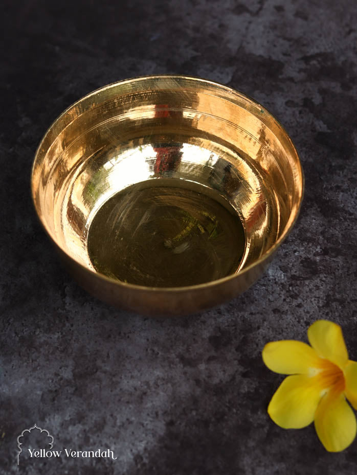 Pure Brass Serving Bowl - 5