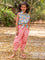 Confetti Sleeveless Tie-up Top