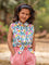 Confetti Sleeveless Tie-up Top