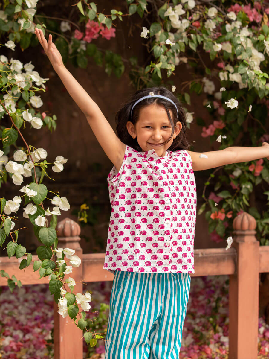 Ella Organic Cotton Printed Top