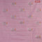 Crush embroidery saree pastel pink with allover embroidery work buttas in borderless style