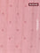 Crush embroidery saree peach pink with embroidery work buttas in borderless style