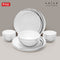 Arias by Lara Dutta Moon Black Fantasy Dinner Set - 14 Pieces