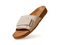 Cork Slides : Tan-White