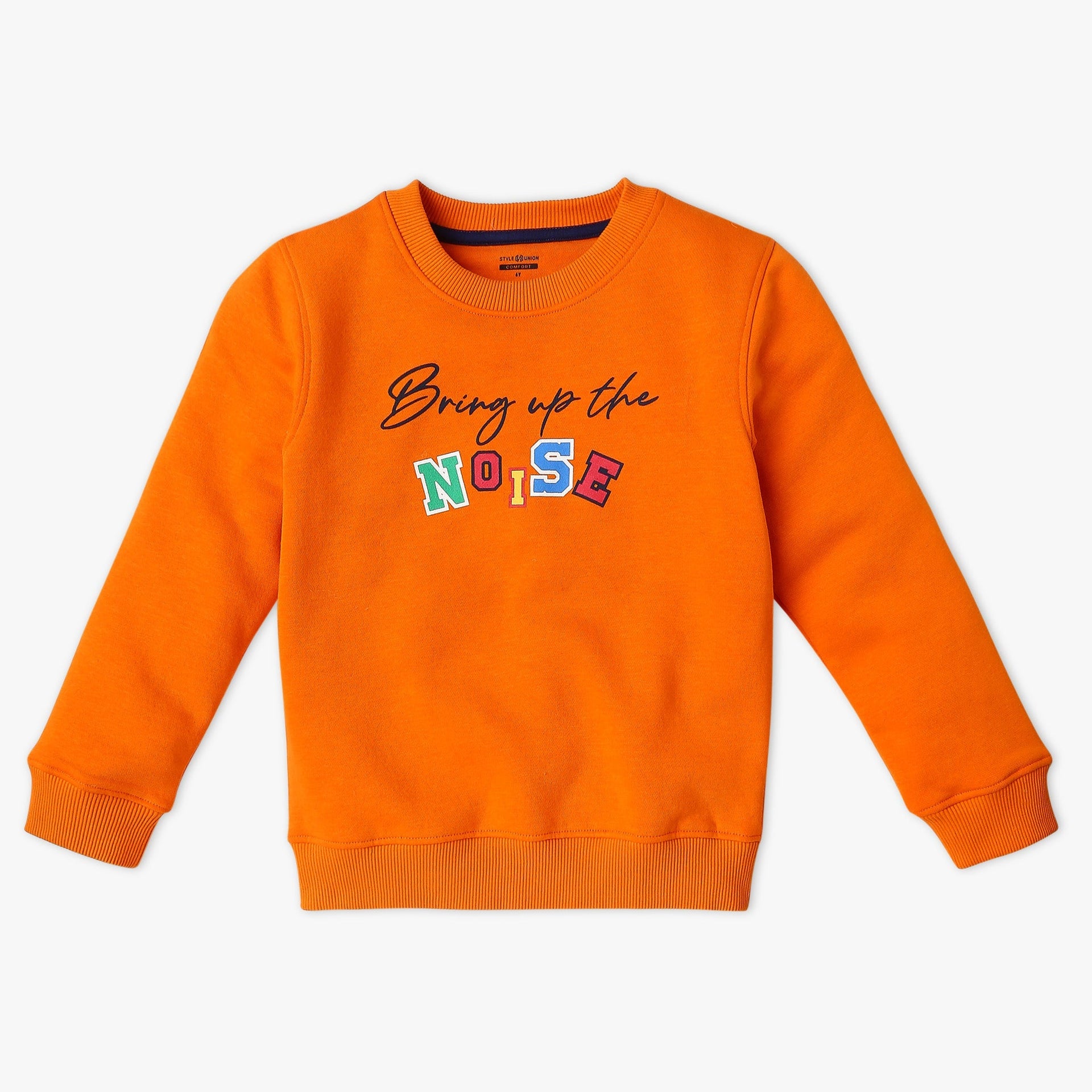 Boy's Regular Fit Printed Sweat Tee