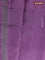 Banarasi poona silk saree purple and lavender with silver zari woven buttas and rich zari woven border