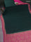 Banarasi crepe partly saree green and pink with woven buttas and woven border