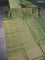 Banarasi semi crepe saree green with allover zari woven brocade weaves and lace work border