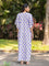 Kumudini Block Printed Cotton Kaftan