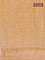 Semi gadwal saree pink shade and mustard shade with allover zari checks & floral prints and zari woven border