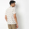 Camp Collar Half Sleeve Relaxed Fit Cuban Printed Shirt