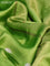 Banana silk saree light green with batik butta prints and small zari woven border