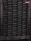 Chanderi silk cotton saree black with allover prints and banarasi style border