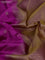 Pure kanchipuram silk saree magenta pink and dark mustard with zari woven buttas and rich zari woven border