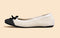 Ballet Flats For Women : Ivory-Black