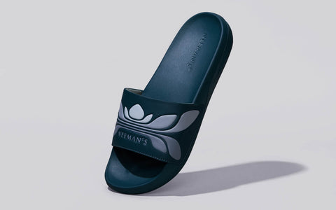 Breather Slides (Men Exclusive) : Teal-Grey