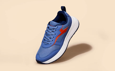 Cosmo Comfort Sneakers : Blue-Orange