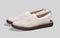 Casual Ease Slip Ons : Ivory Brown