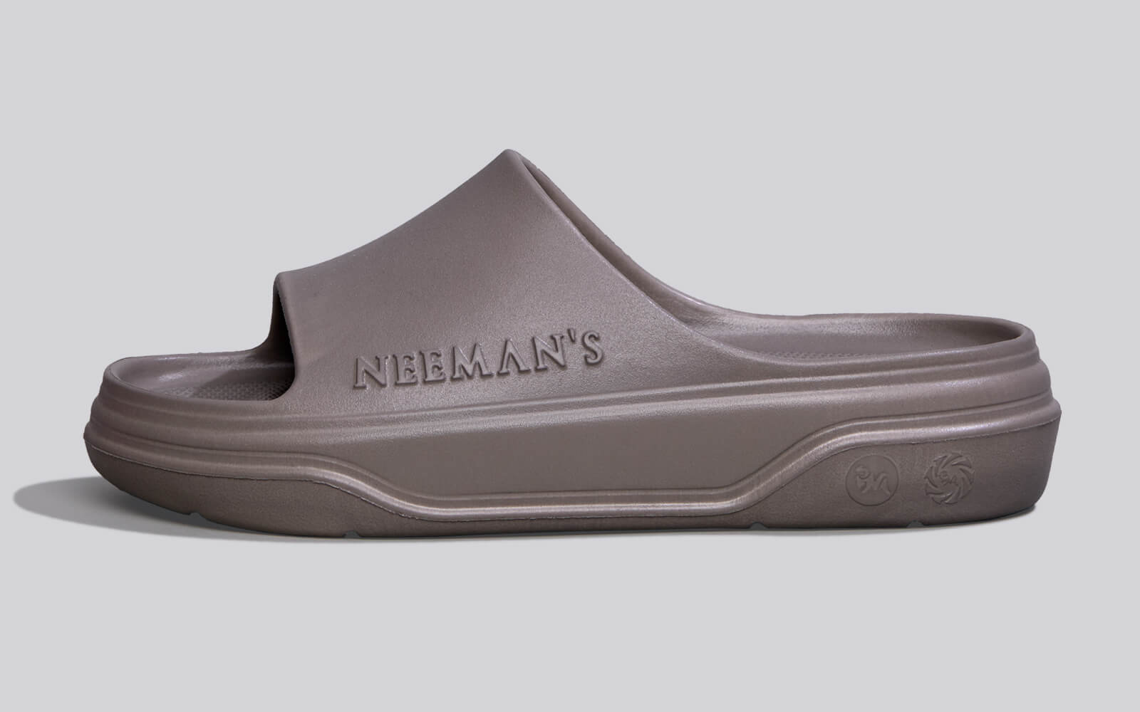 Cushers Slides For Women : Goat Grey