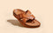 Cork Cross Strap Sandals : Tan